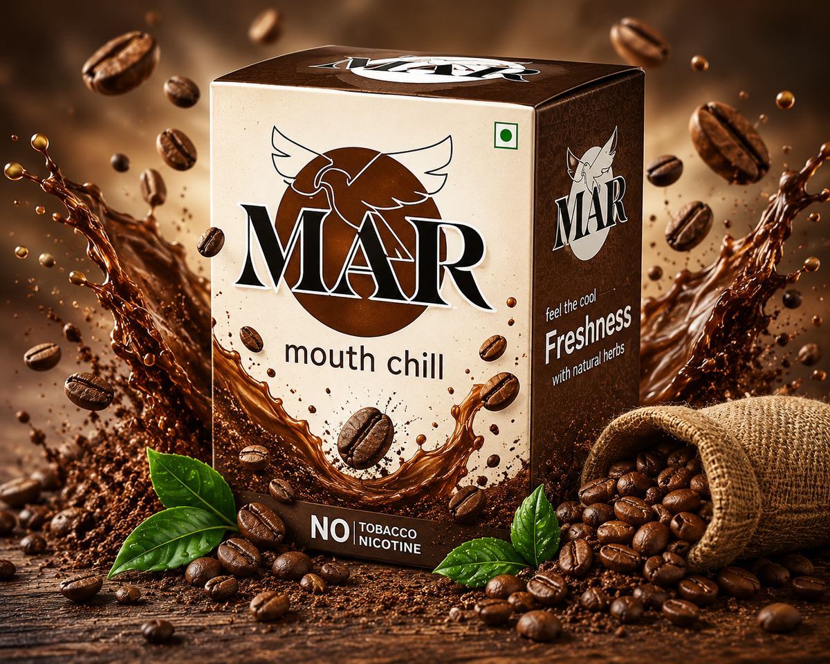 MAR Mouth Chill Coffee herbal pillows with coffee beans